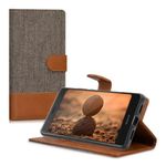 Husa pentru Huawei P9 Lite, Textil, Gri, 38037.25 fotografia produsului View 8 S