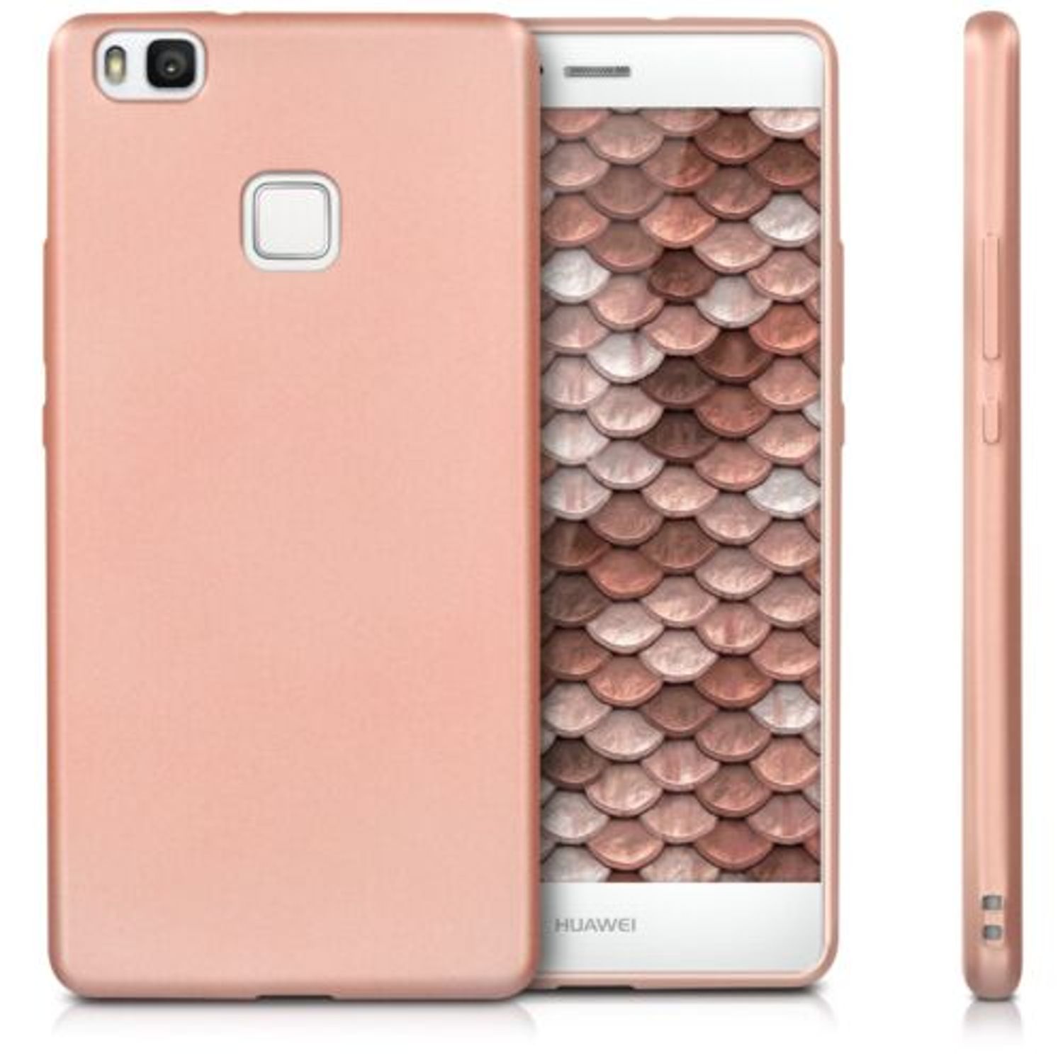 Husa pentru Huawei P9 Lite, Silicon, Rose Gold, 40474.81 fotografia produsului View 16 L