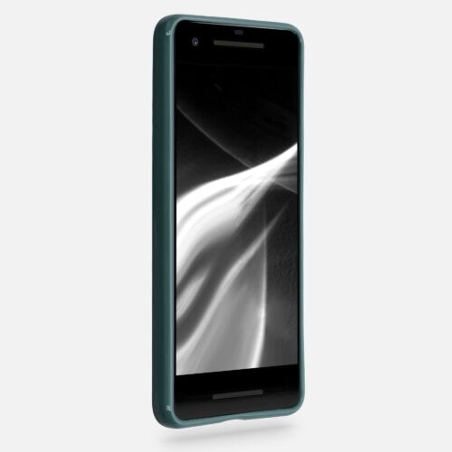 Husa pentru Google Pixel 2, Silicon, Verde, 43081.171 fotografia produsului View 3 L