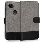 Husa pentru Google Pixel 2 XL, Textil, Gri, 43355.22 fotografia produsului View 3 S