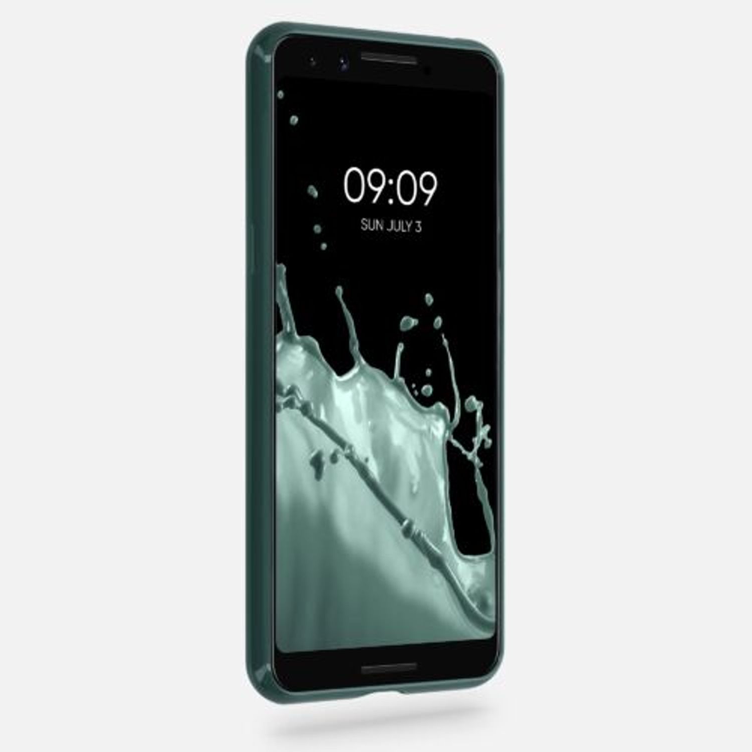 Husa pentru Google Pixel 3, Silicon, Verde, 45967.171 fotografia produsului View 3 L