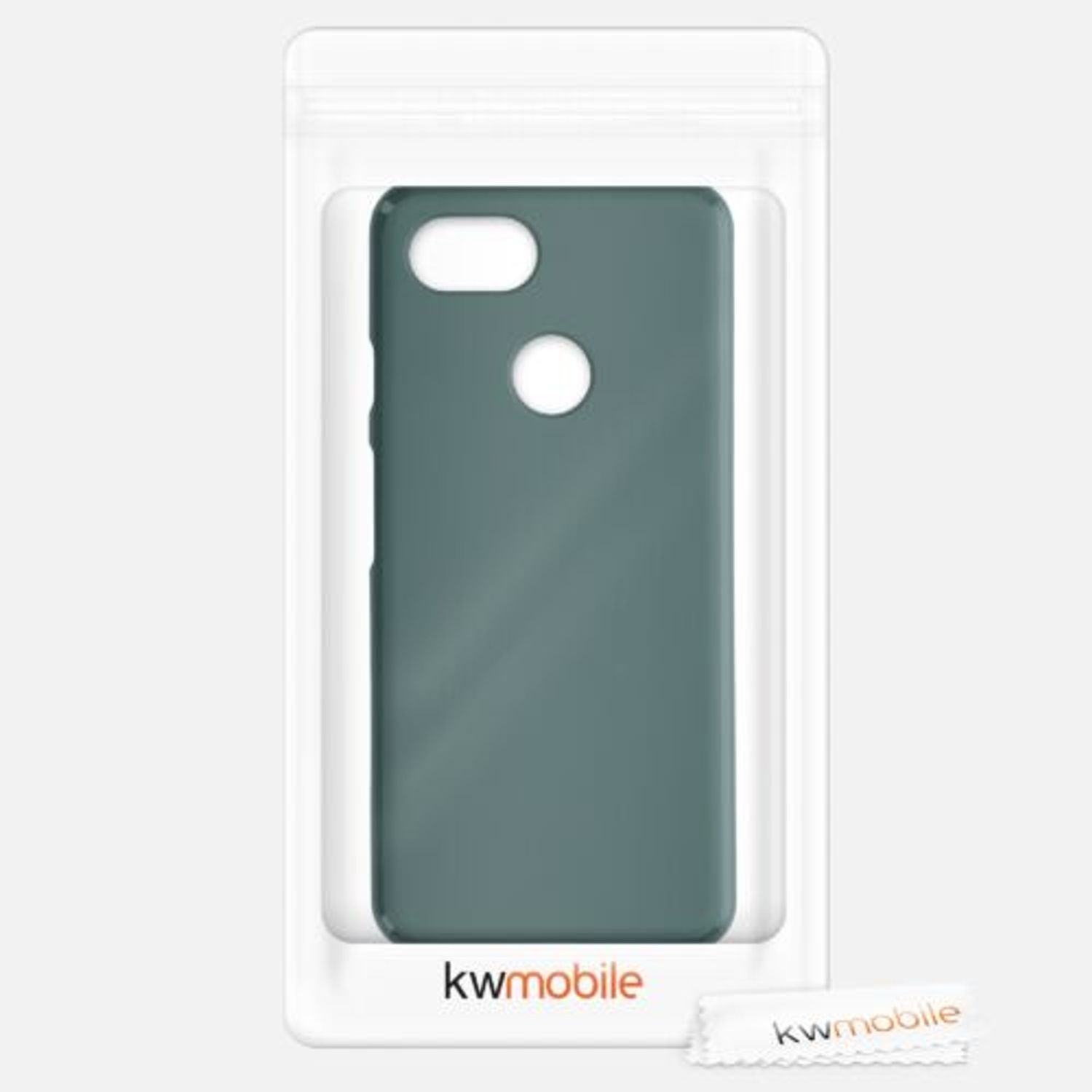 Husa pentru Google Pixel 3, Silicon, Verde, 45967.171 fotografia produsului View 8 L