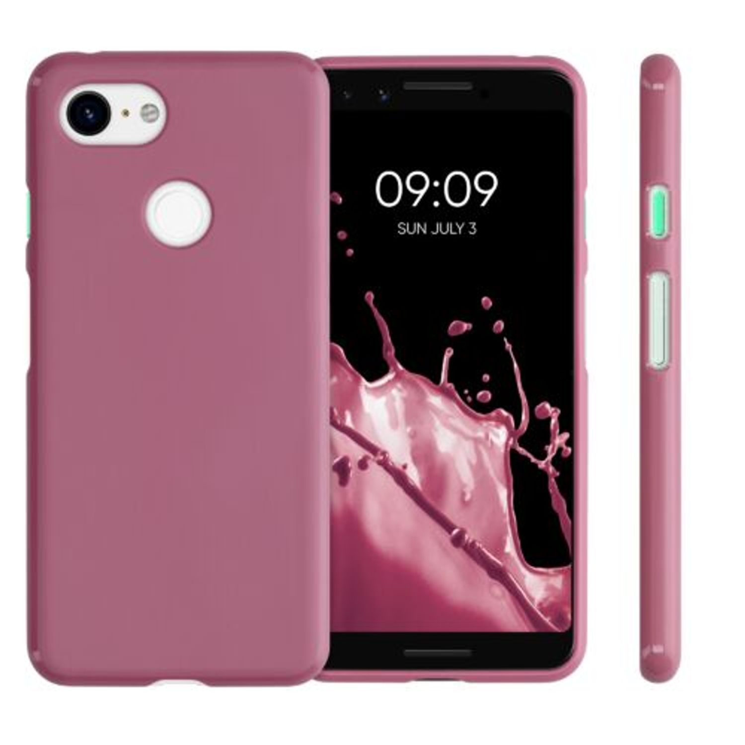 Husa pentru Google Pixel 3, Silicon, Roz, 45967.167 fotografia produsului View 2 L