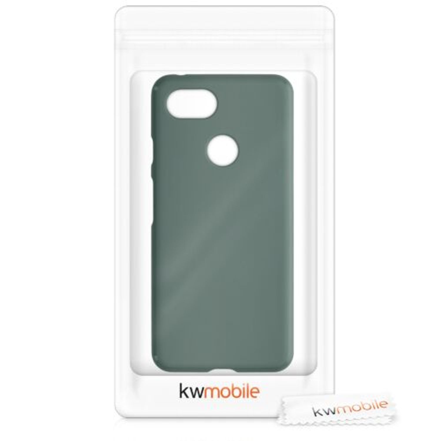 Husa pentru Google Pixel 3, Silicon, Verde, 45967.166 fotografia produsului View 7 L