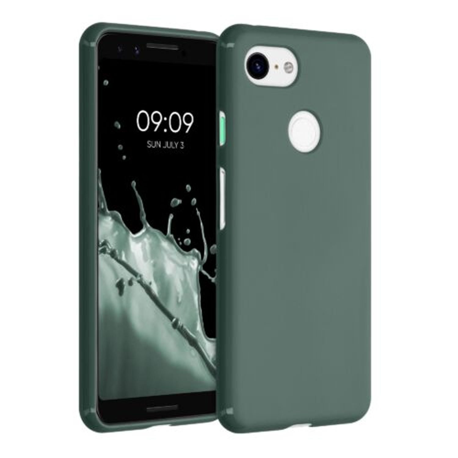 Husa pentru Google Pixel 3, Silicon, Verde, 45967.166 fotografia produsului