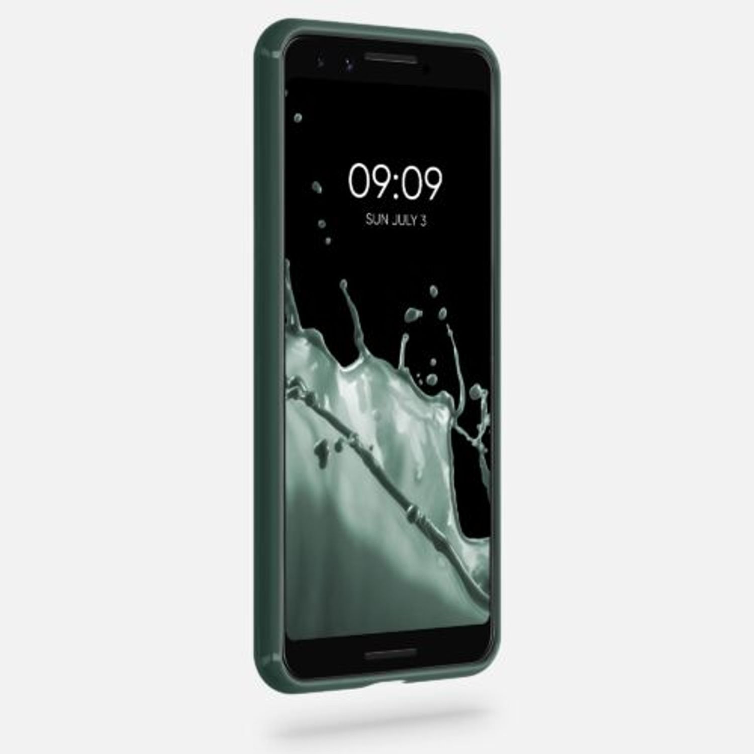 Husa pentru Google Pixel 3, Silicon, Verde, 45967.166 fotografia produsului View 5 L