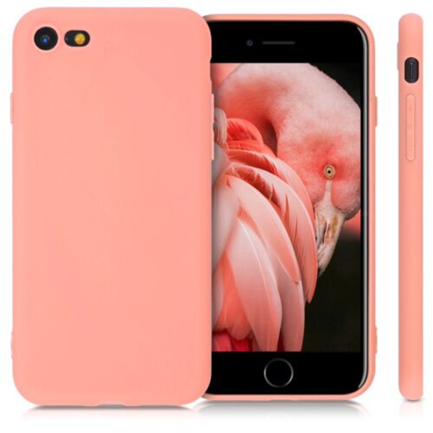 Husa pentru Apple iPhone 8/iPhone 7/iPhone SE 2, Silicon, Roz, 39458.56 fotografia produsului View 2 L