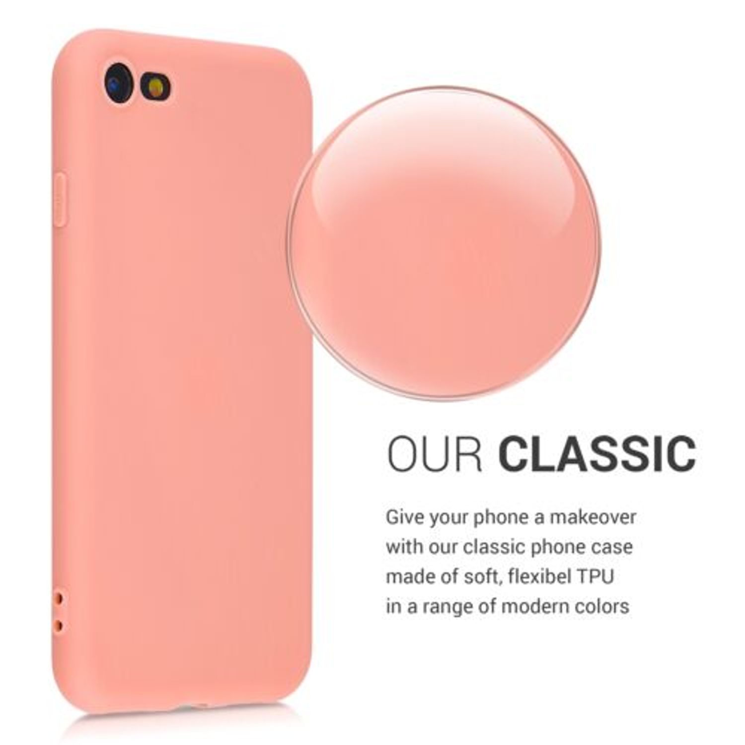 Husa pentru Apple iPhone 8/iPhone 7/iPhone SE 2, Silicon, Roz, 39458.56 fotografia produsului View 4 L