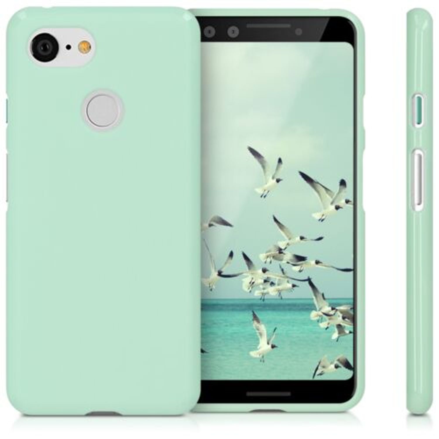Husa pentru Google Pixel 3, Silicon, Verde, 45967.50 fotografia produsului View 2 L