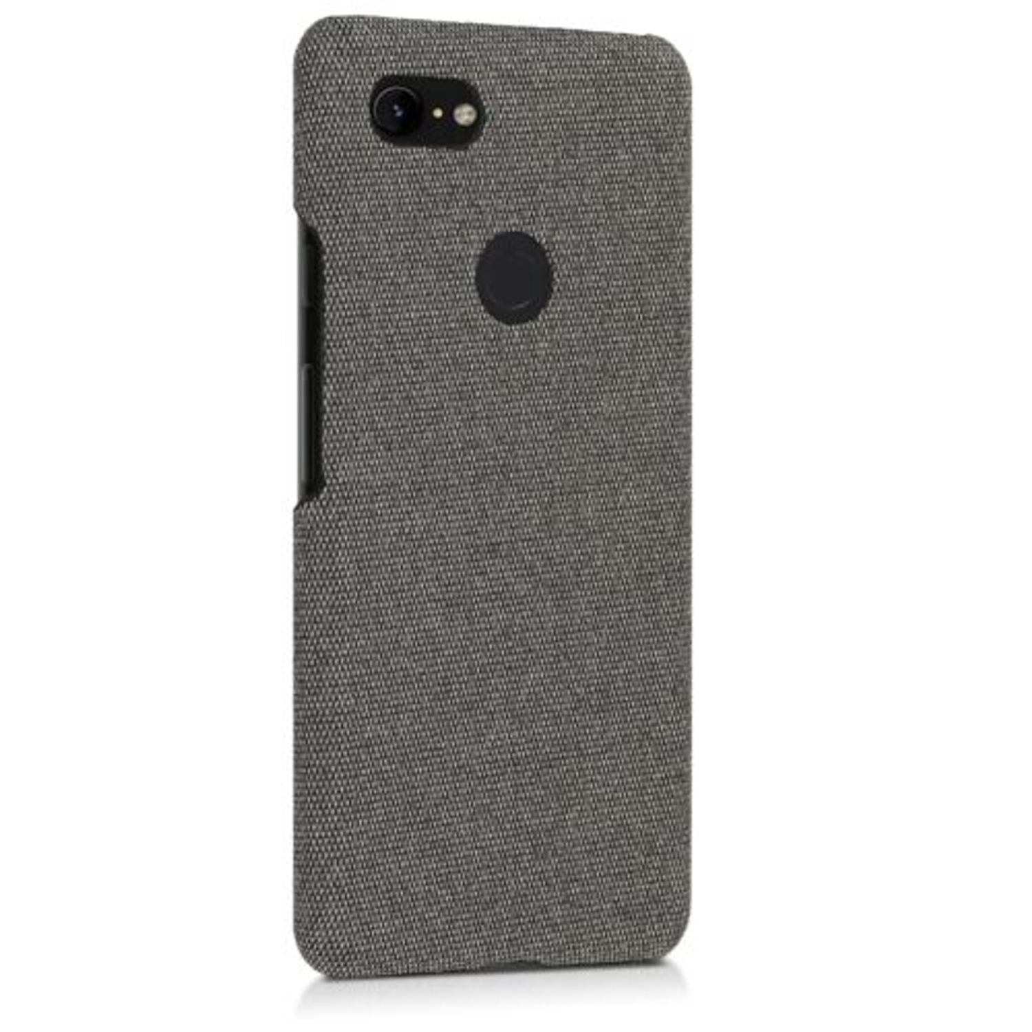 Husa pentru Google Pixel 3 XL, Textil, Gri, 46738.22 fotografia produsului View 8 L
