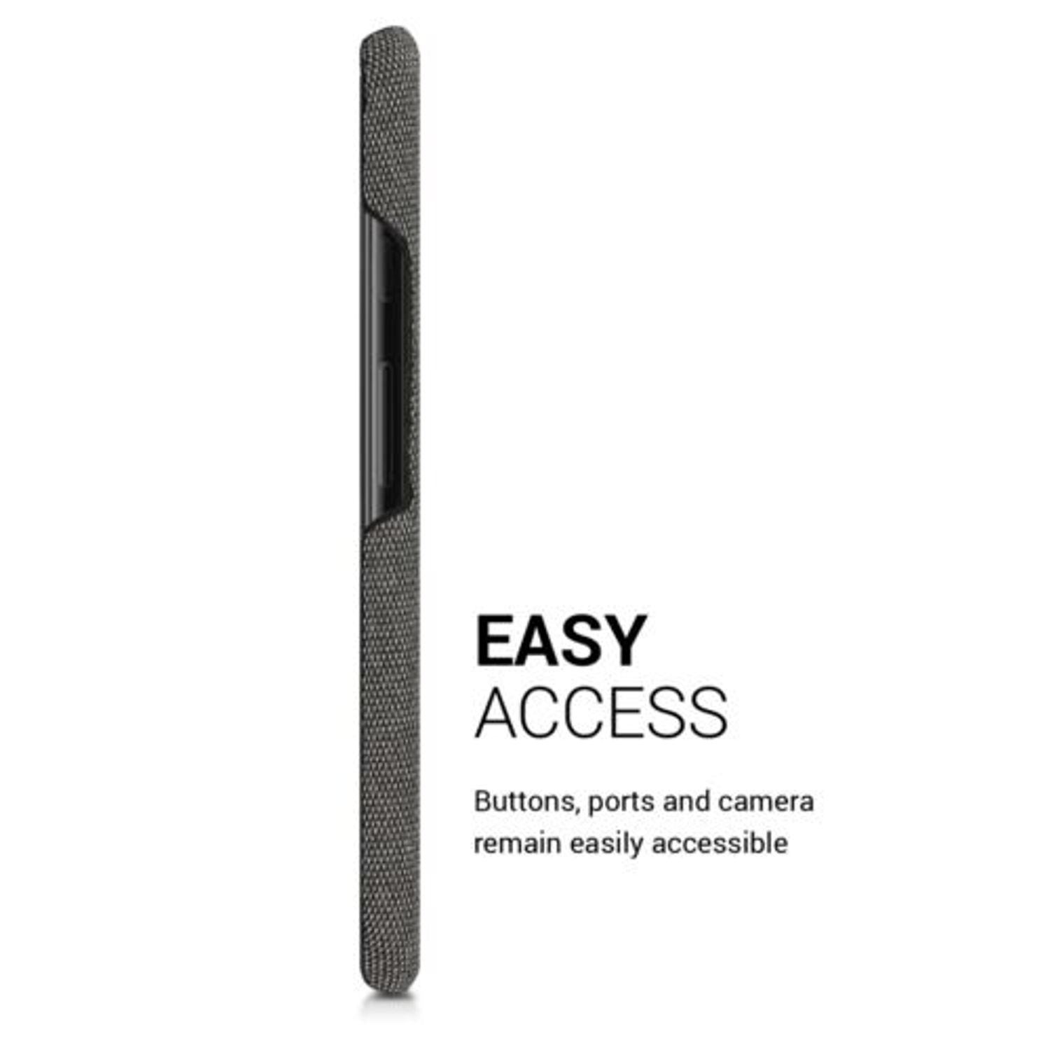 Husa pentru Google Pixel 3 XL, Textil, Gri, 46738.22 fotografia produsului View 5 L