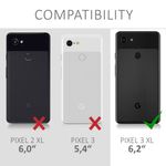 Husa pentru Google Pixel 3 XL, Textil, Gri, 46738.22 fotografia produsului View 6 S