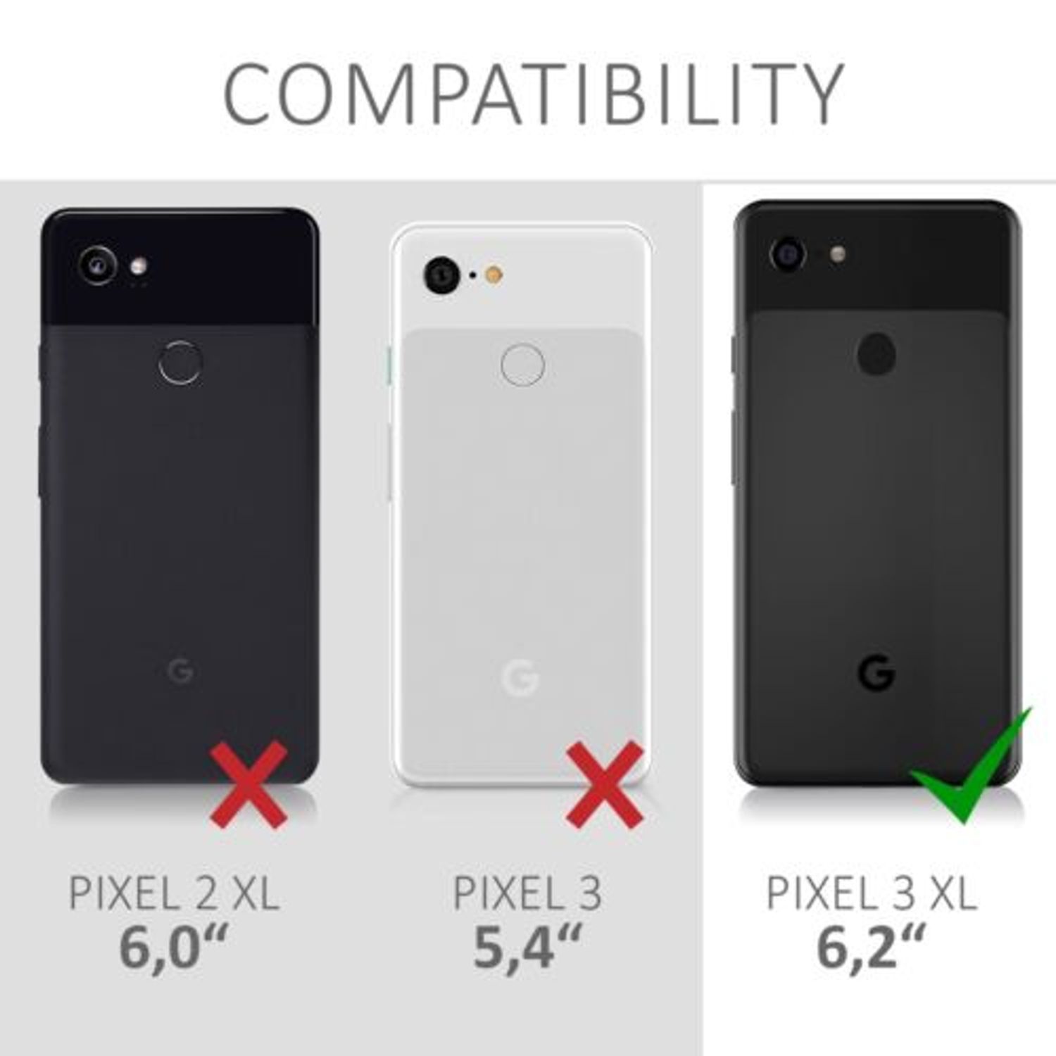Husa pentru Google Pixel 3 XL, Textil, Gri, 46738.22 fotografia produsului View 6 L