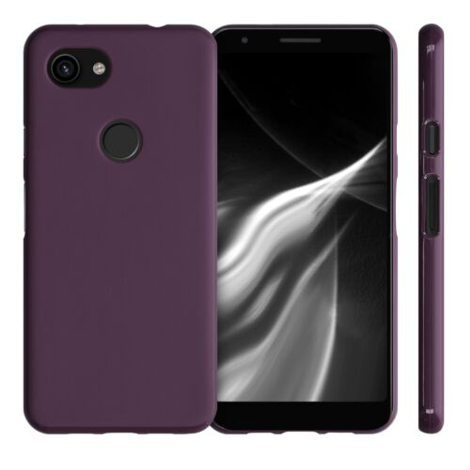 Husa pentru Google Pixel 3a, Silicon, Mov, 47590.197 fotografia produsului View 2 L