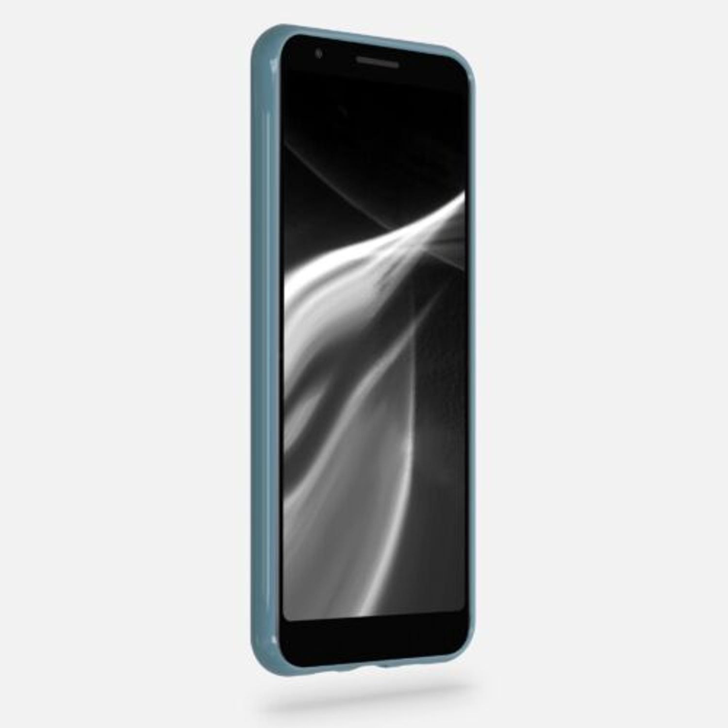Husa pentru Google Pixel 3a, Silicon, Albastru, 47590.206 fotografia produsului View 4 L