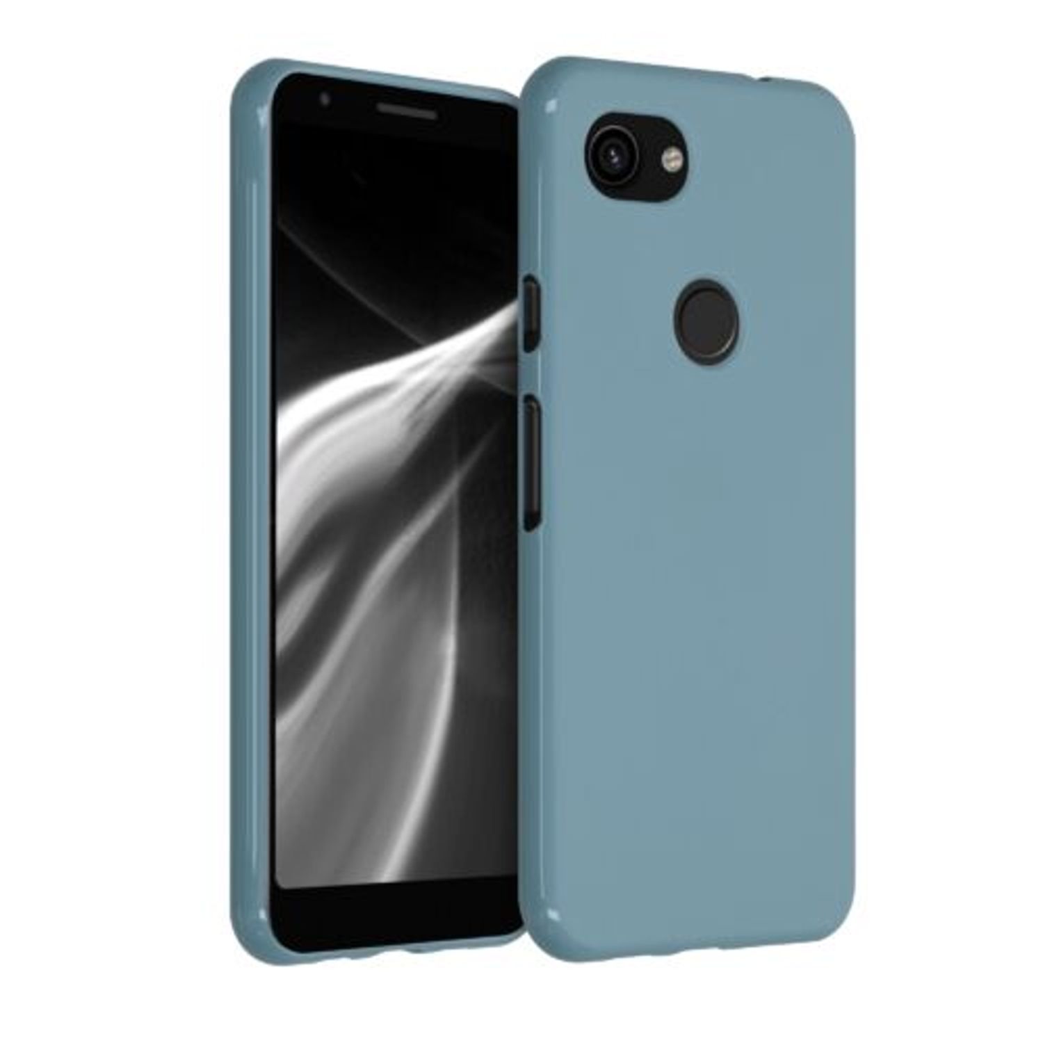 Husa pentru Google Pixel 3a, Silicon, Albastru, 47590.206 fotografia produsului