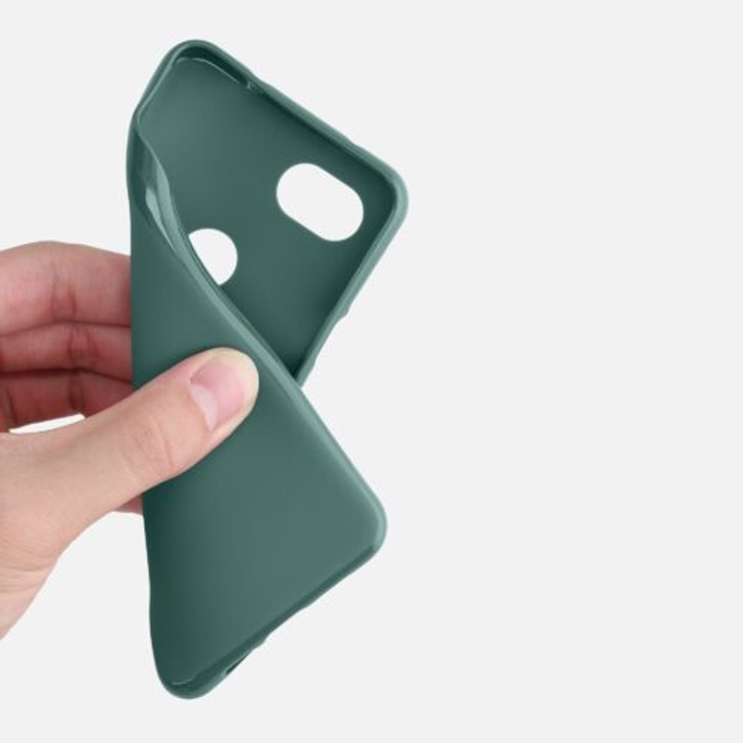 Husa pentru Google Pixel 3a, Silicon, Verde, 47590.171 fotografia produsului View 7 L