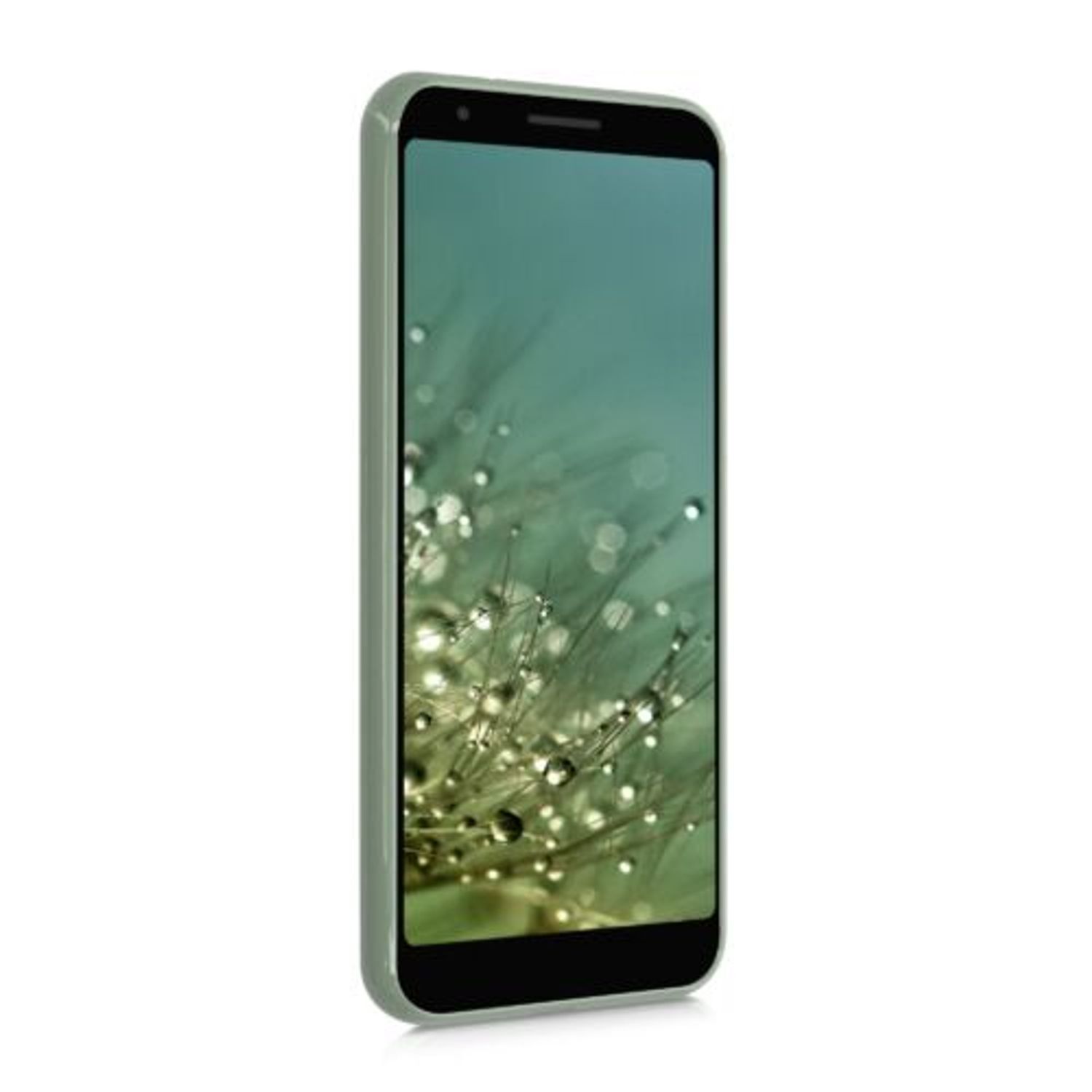 Husa pentru Google Pixel 3a, Silicon, Verde, 47590.172 fotografia produsului View 3 L