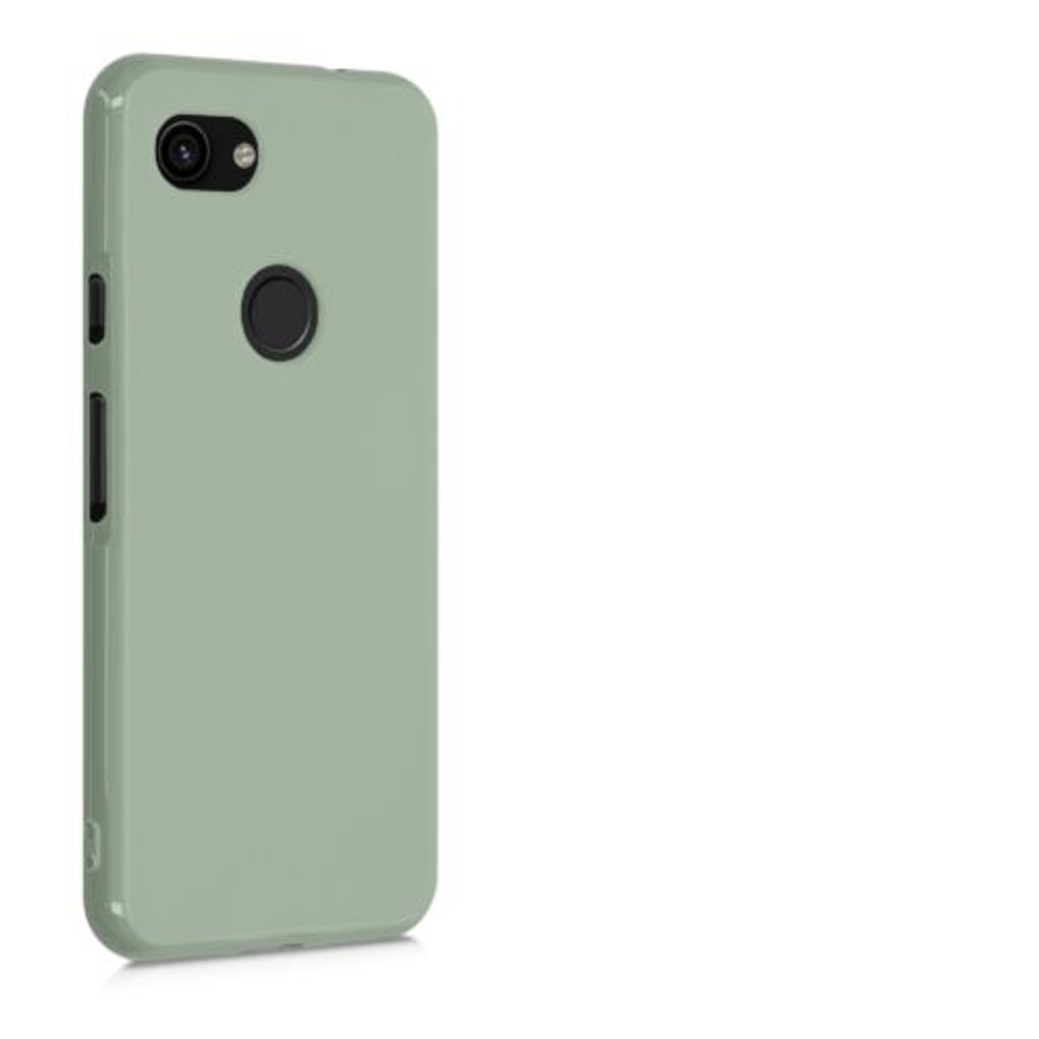 Husa pentru Google Pixel 3a, Silicon, Verde, 47590.172 fotografia produsului View 8 L