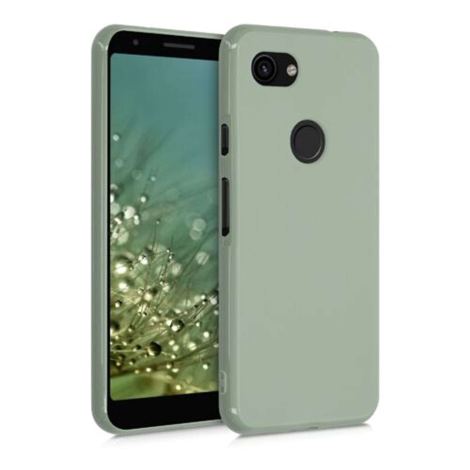 Husa pentru Google Pixel 3a, Silicon, Verde, 47590.172 fotografia produsului