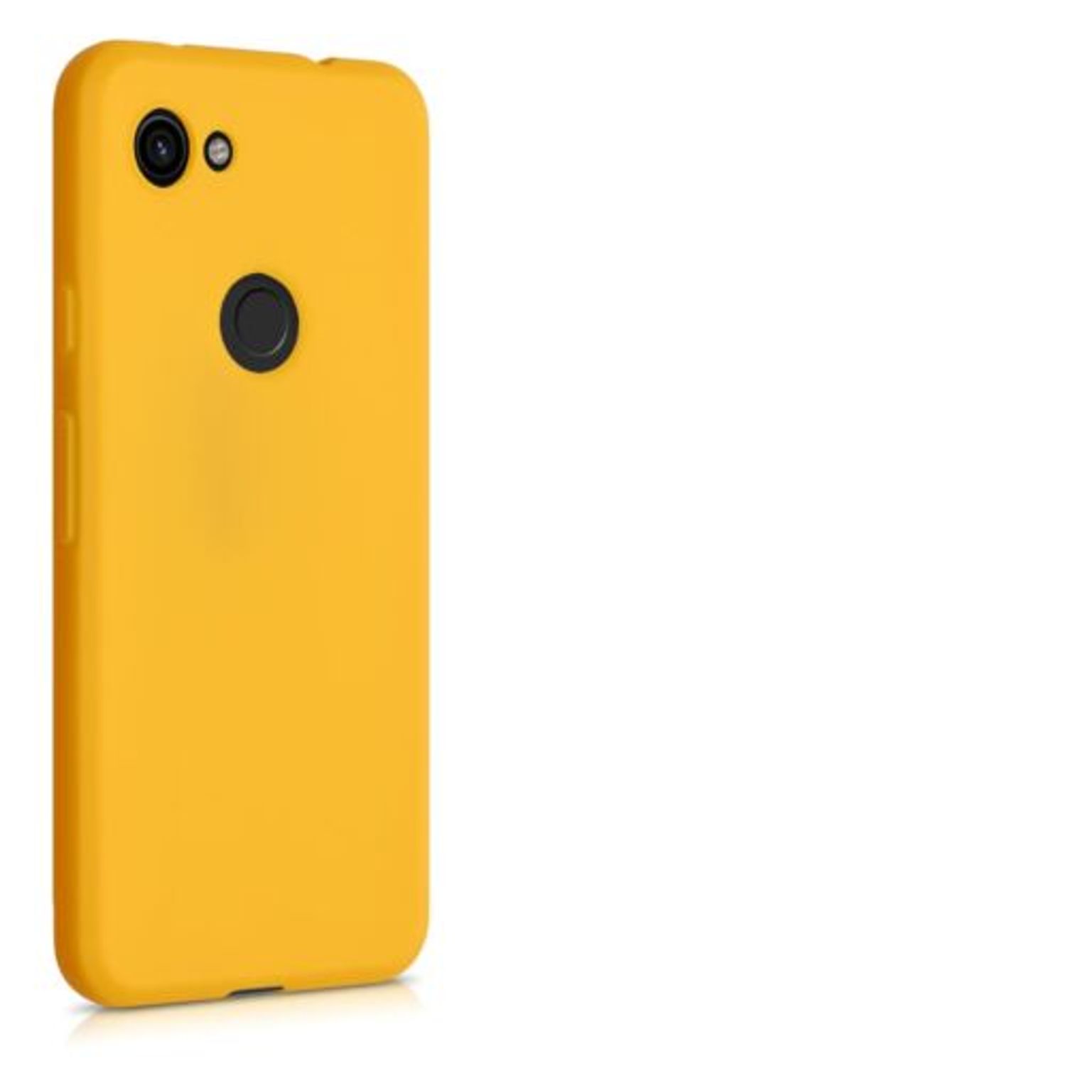 Husa pentru Google Pixel 3a, Silicon, Galben, 47590.143 fotografia produsului View 8 L