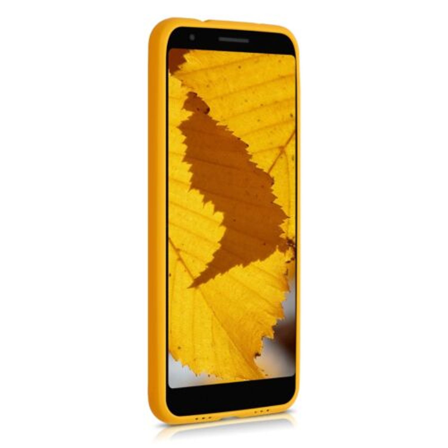 Husa pentru Google Pixel 3a, Silicon, Galben, 47590.143 fotografia produsului View 3 L