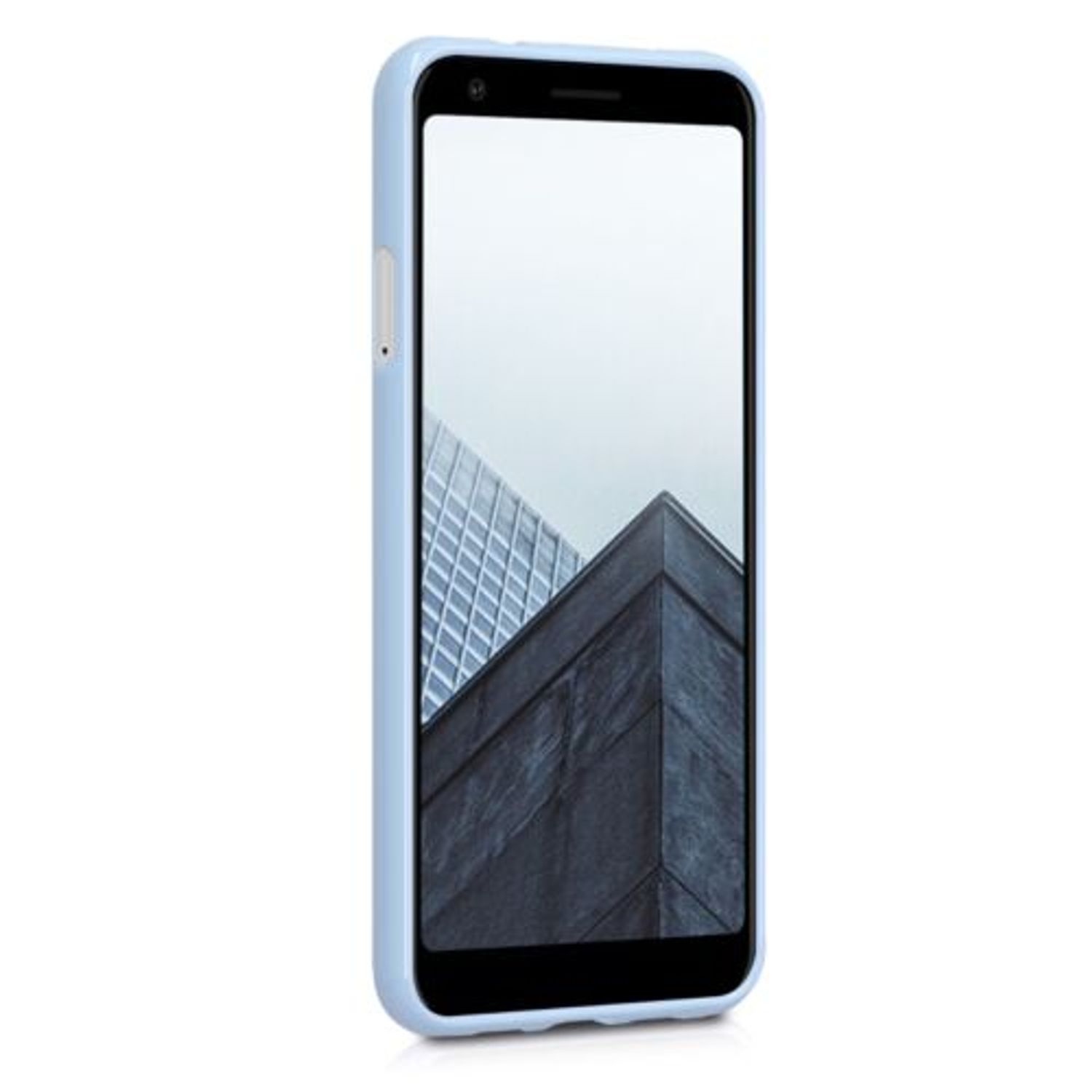 Husa pentru Google Pixel 3a, Silicon, Albastru, 47590.58 fotografia produsului View 6 L