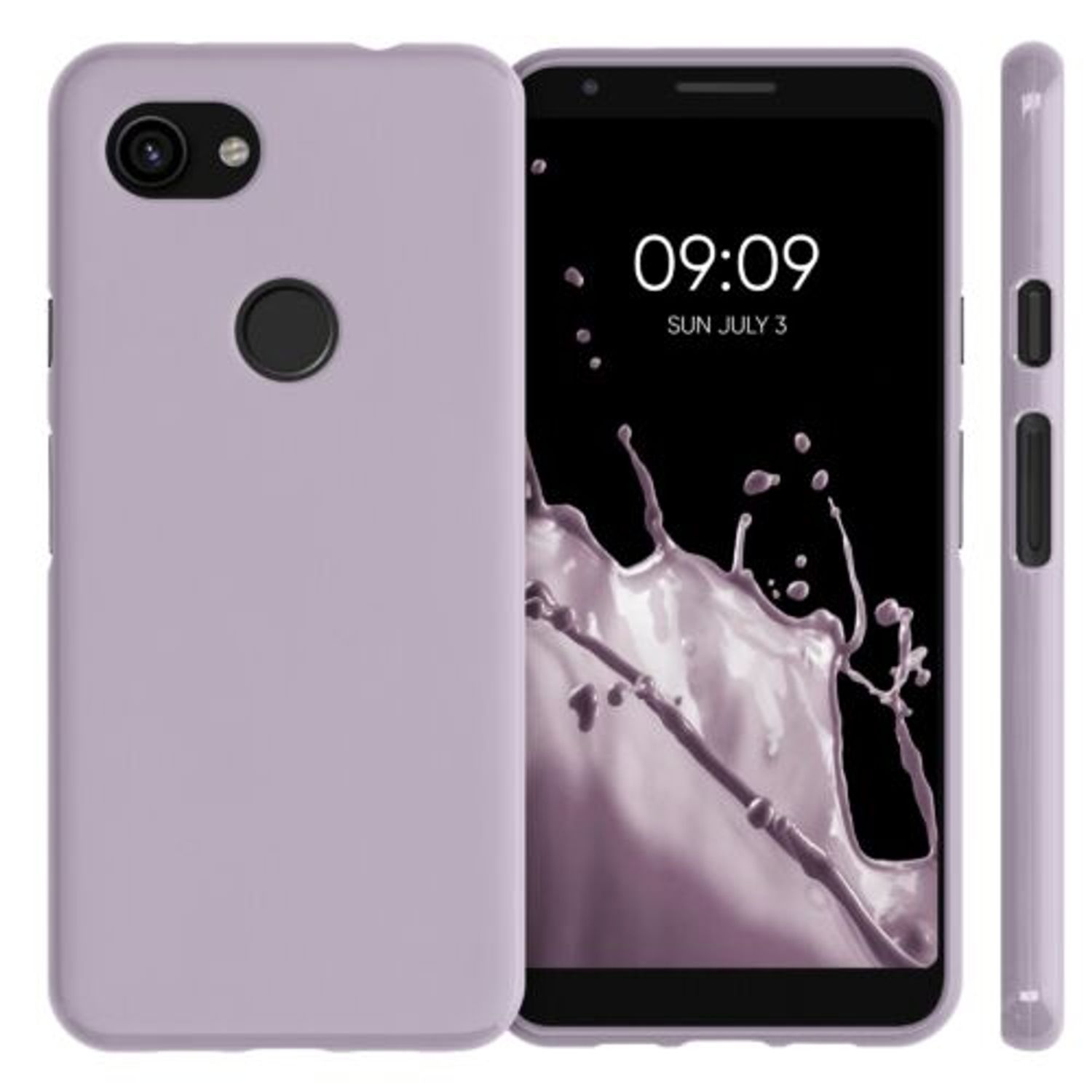 Husa pentru Google Pixel 3a, Silicon, Mov, 47590.108 fotografia produsului View 2 L