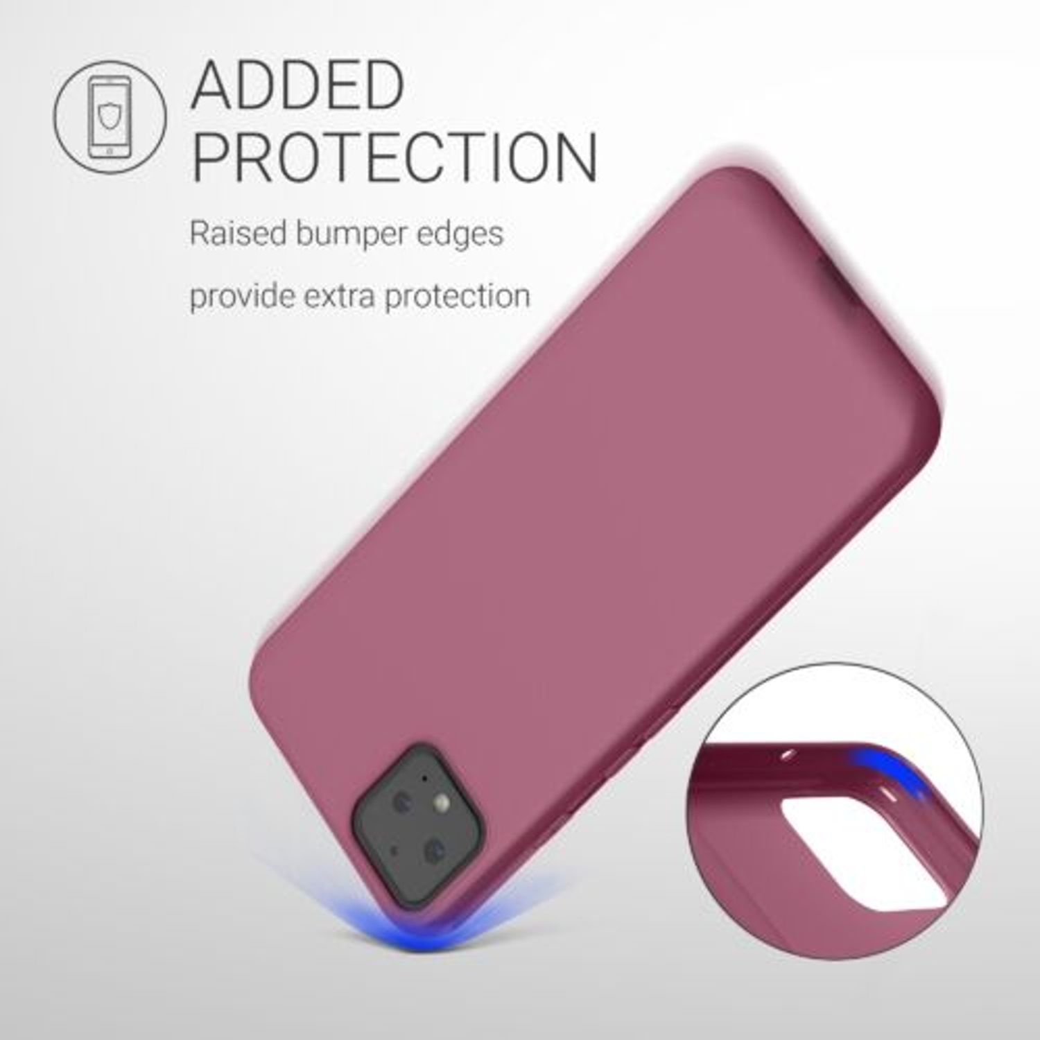 Husa pentru Google Pixel 4, Silicon, Roz, 50326.167 fotografia produsului View 9 L