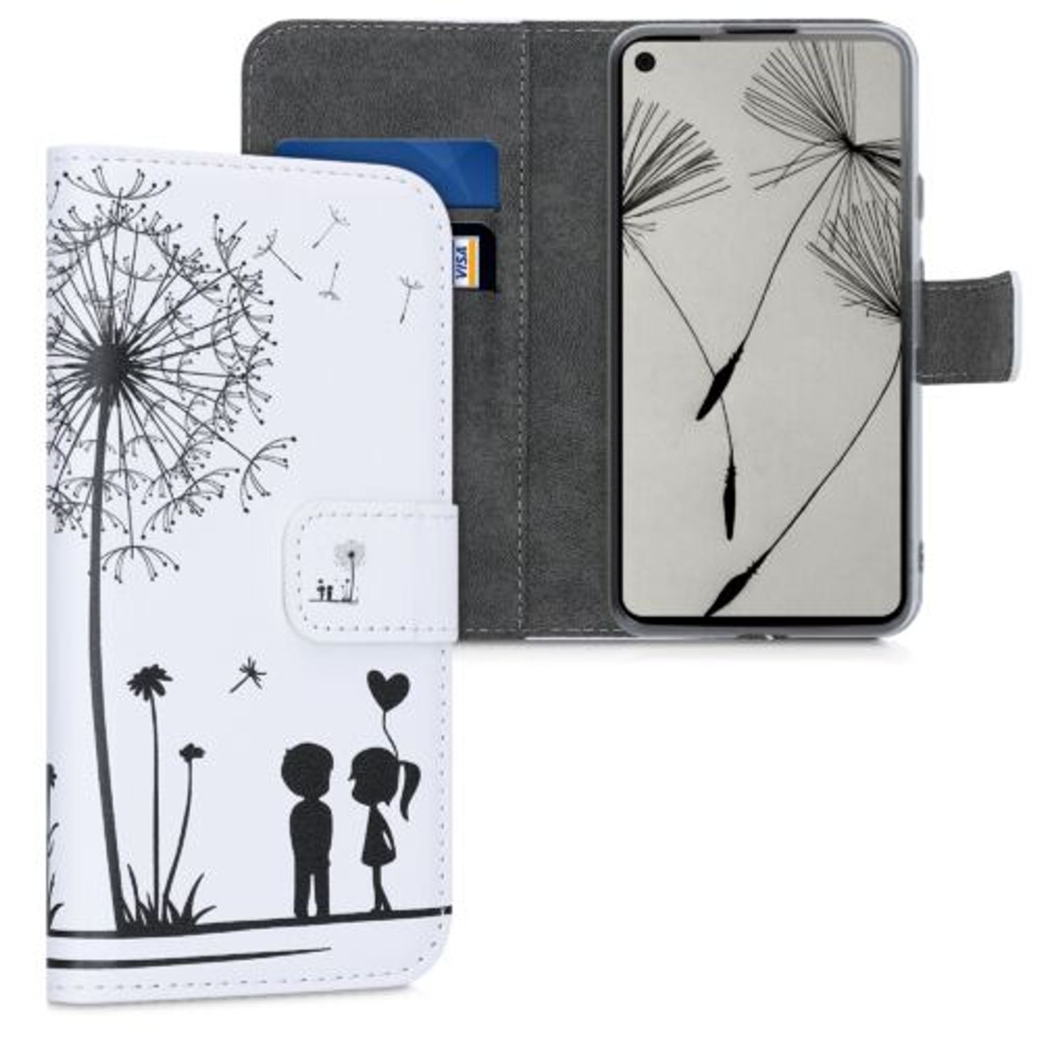 Husa pentru Google Pixel 4a, Piele ecologica, Alb, 52958.04 fotografia produsului