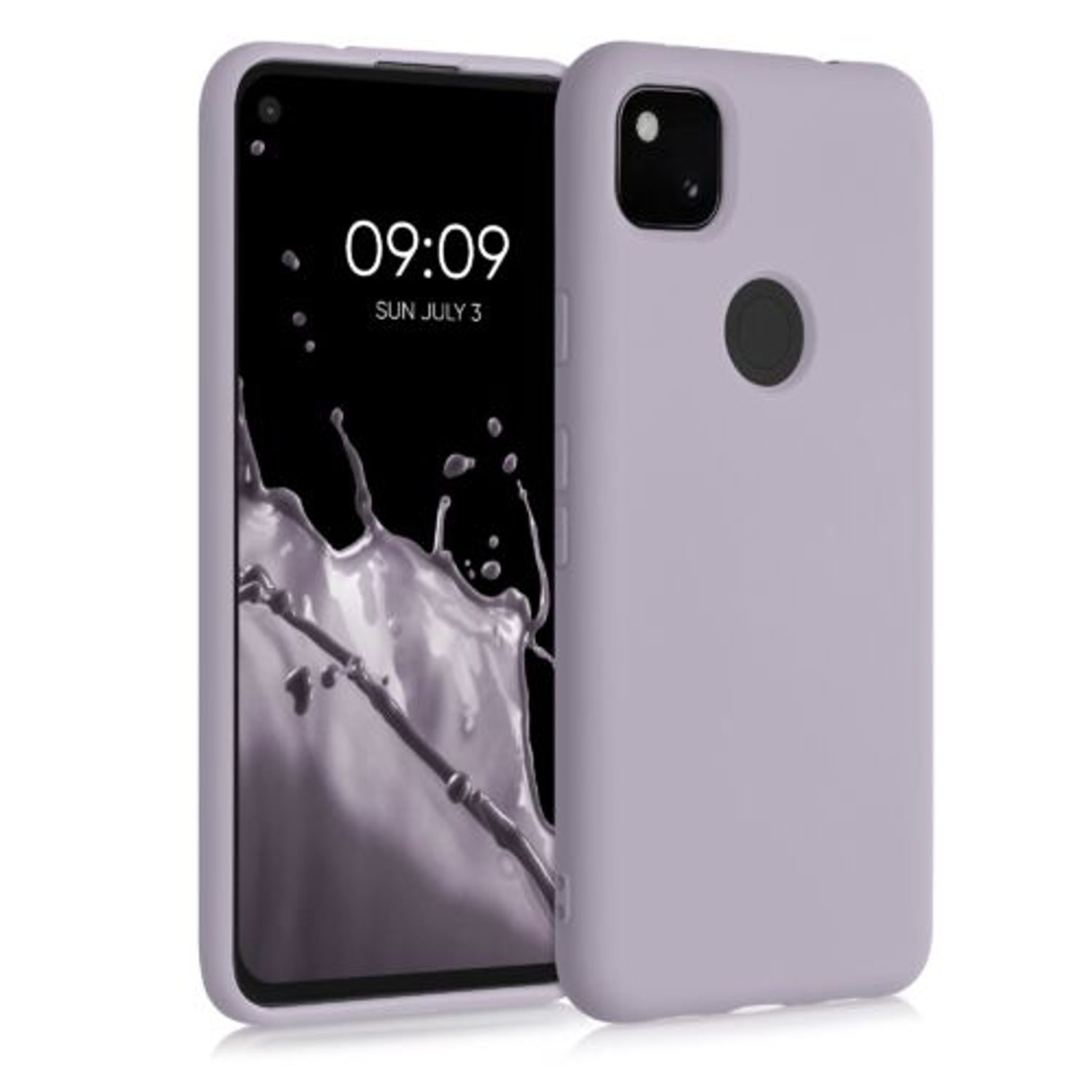Husa pentru Google Pixel 4a, Silicon, Mov, 52622.192 fotografia produsului