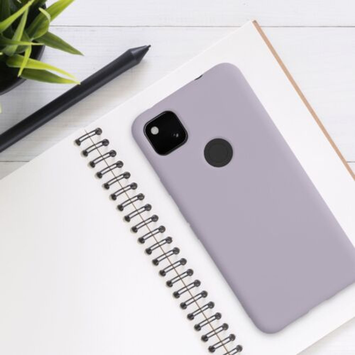 Husa pentru Google Pixel 4a, Silicon, Mov, 52622.192 fotografia produsului View 3 L