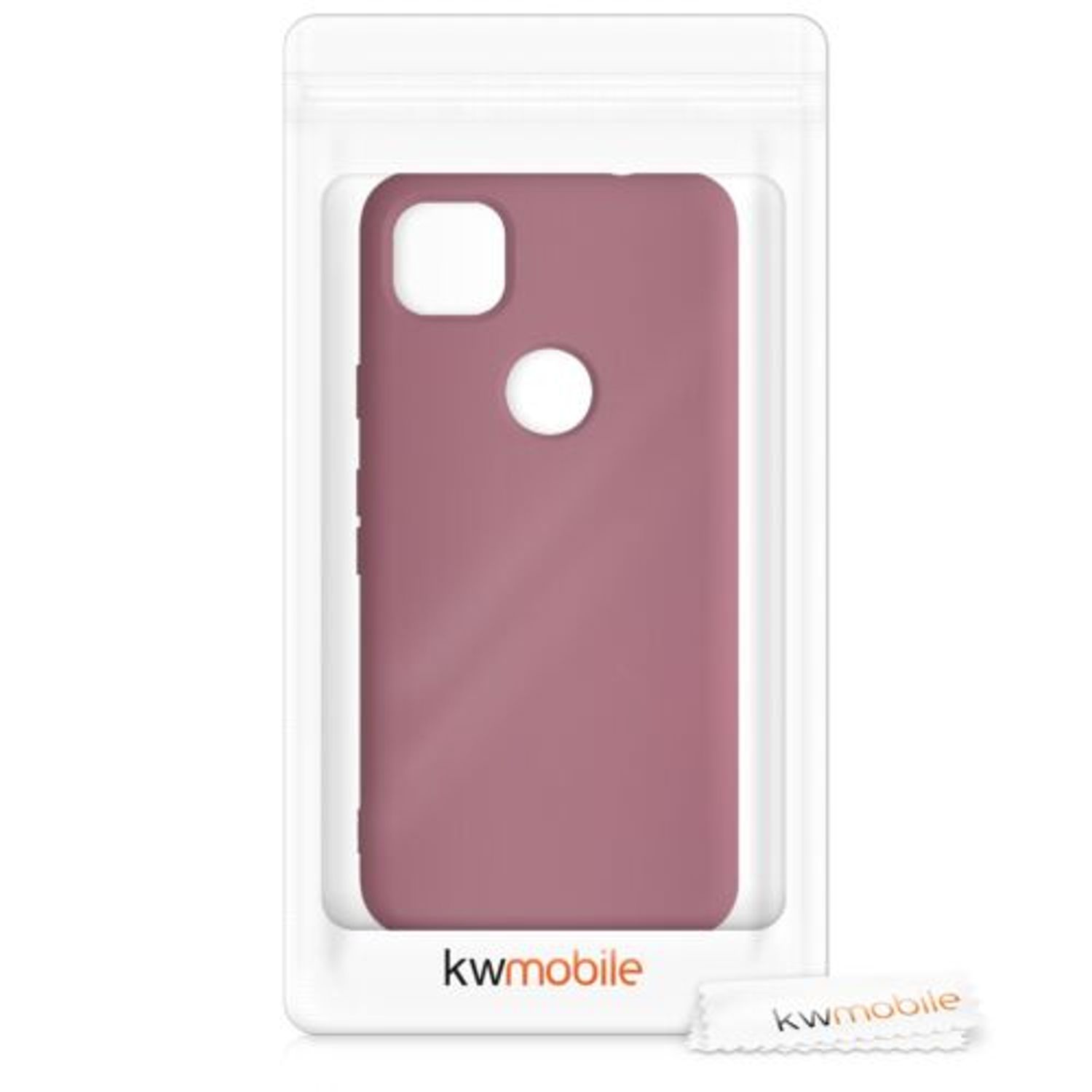 Husa pentru Google Pixel 4a, Silicon, Roz, 52622.167 fotografia produsului View 7 L