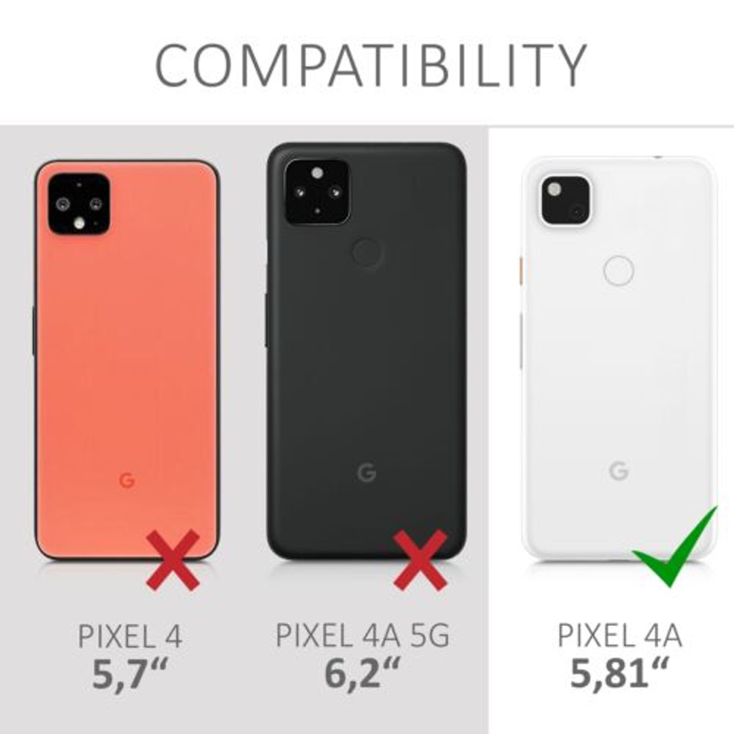 Husa pentru Google Pixel 4a, Silicon, Roz, 52622.167 fotografia produsului View 6 L