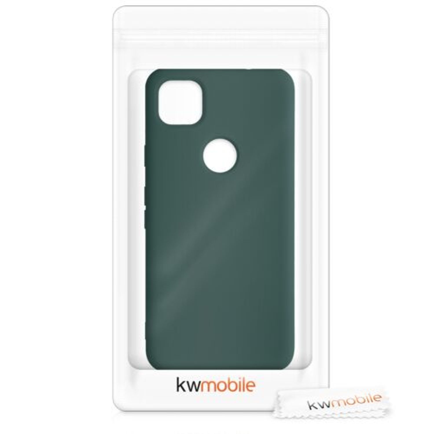 Husa pentru Google Pixel 4a, Silicon, Verde, 52622.169 fotografia produsului View 7 L