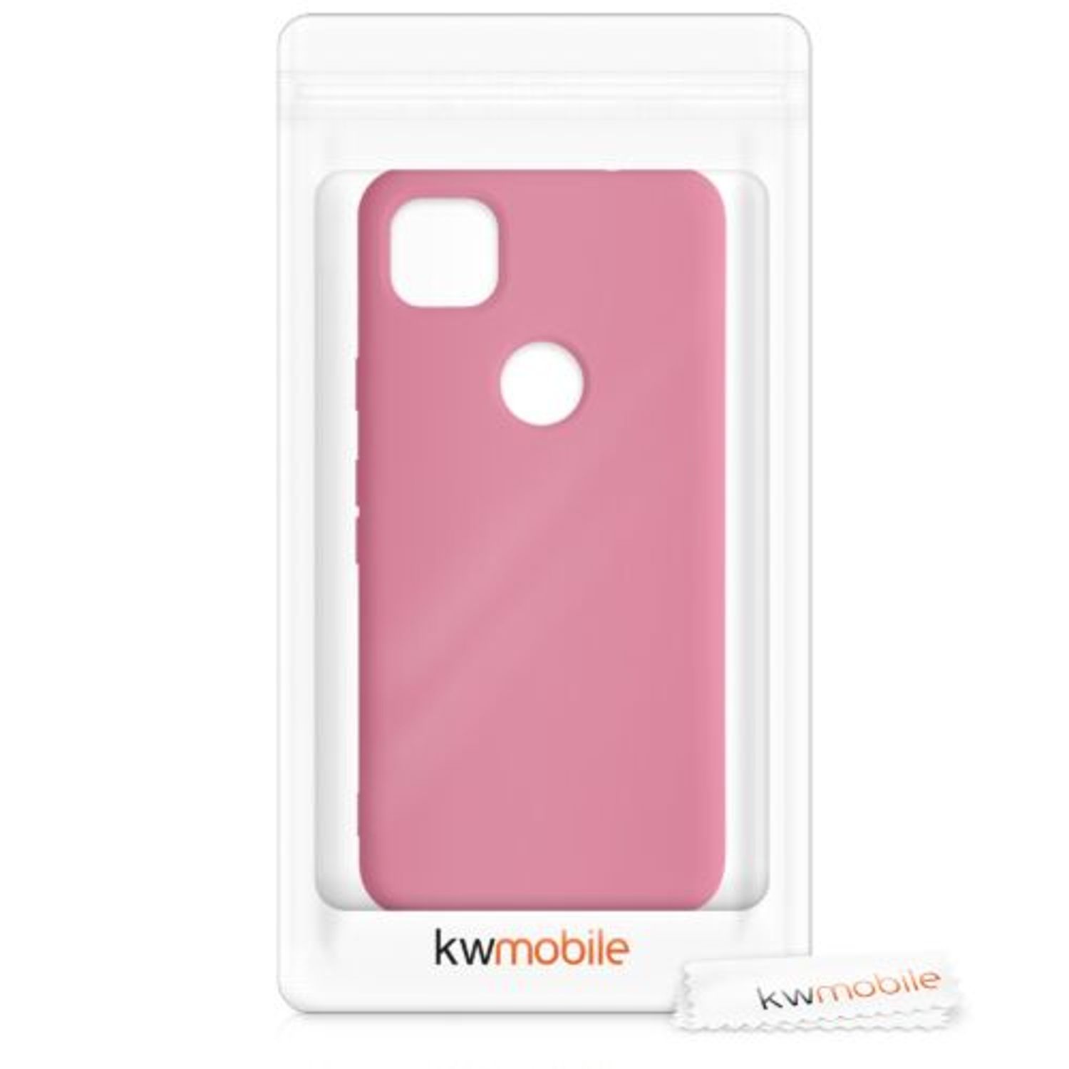 Husa pentru Google Pixel 4a, Silicon, Roz, 52622.212 fotografia produsului View 7 L