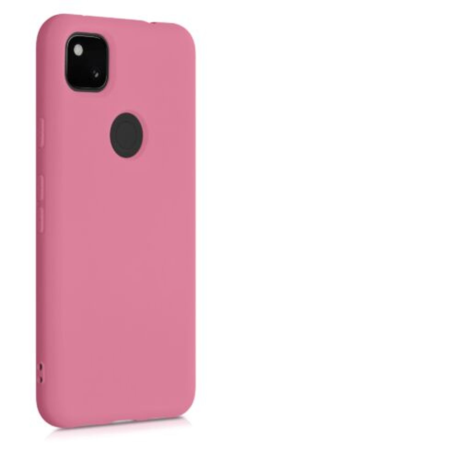 Husa pentru Google Pixel 4a, Silicon, Roz, 52622.212 fotografia produsului View 9 L