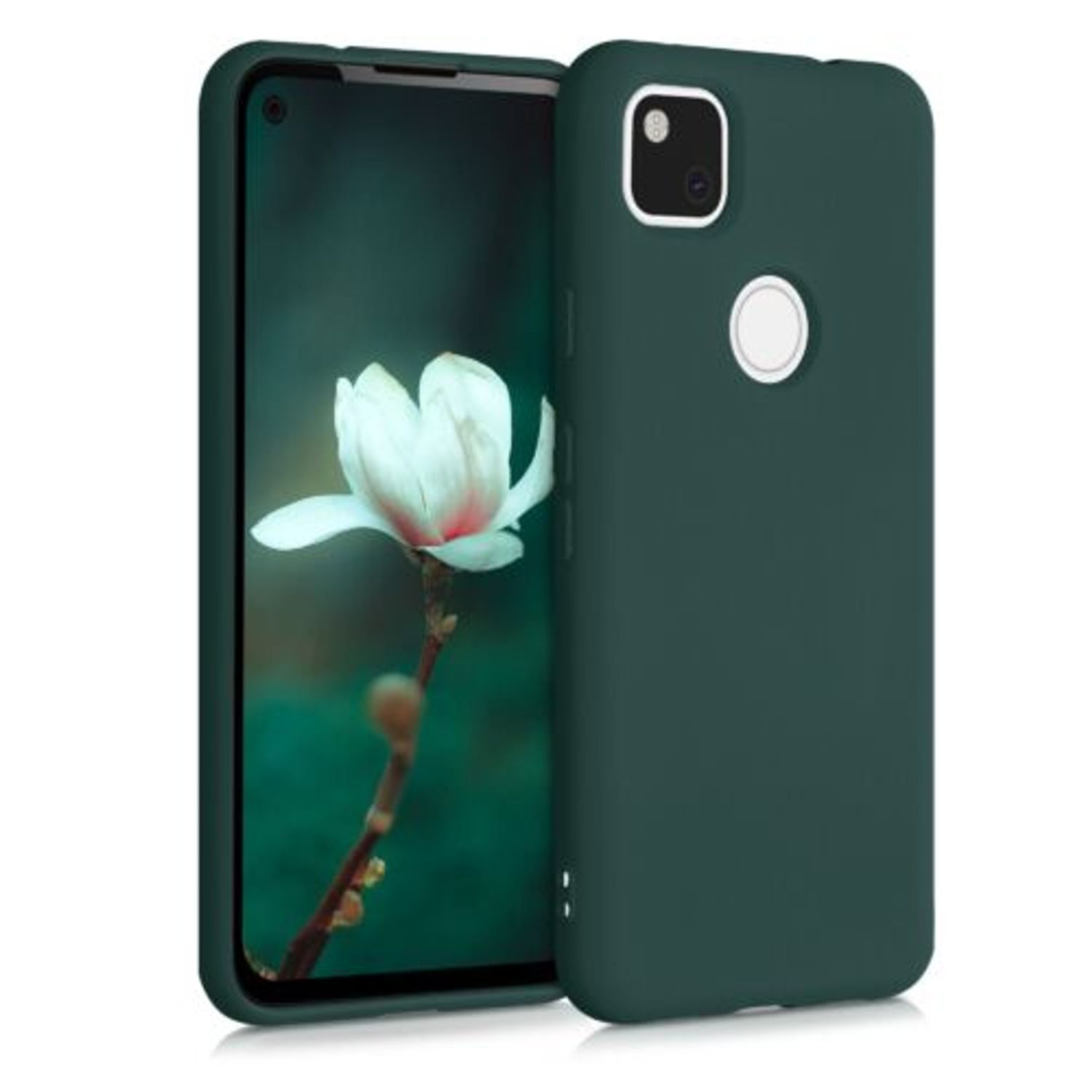 Husa pentru Google Pixel 4a, Silicon, Verde, 52622.169 fotografia produsului