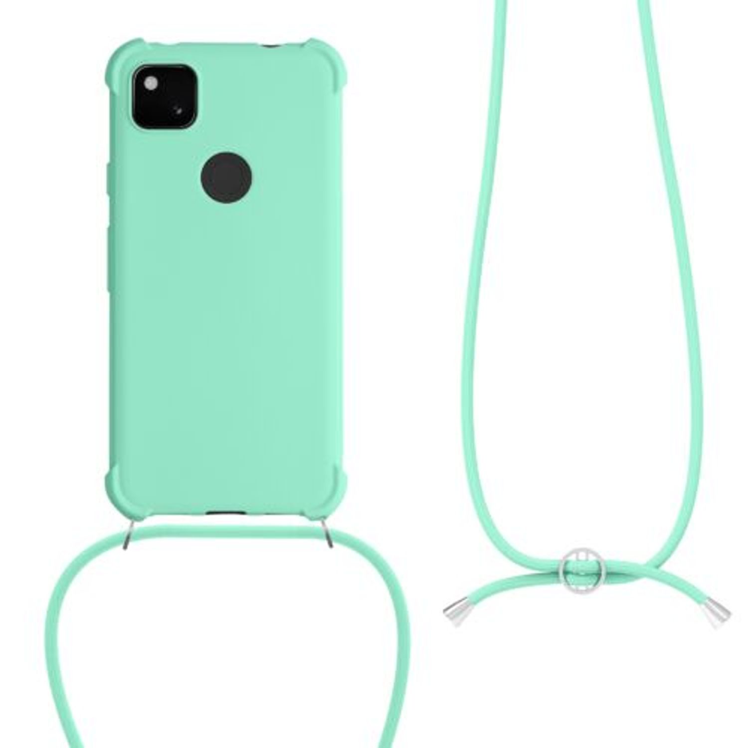 Husa pentru Google Pixel 4a, Silicon, Verde, 53842.71 fotografia produsului View 2 L