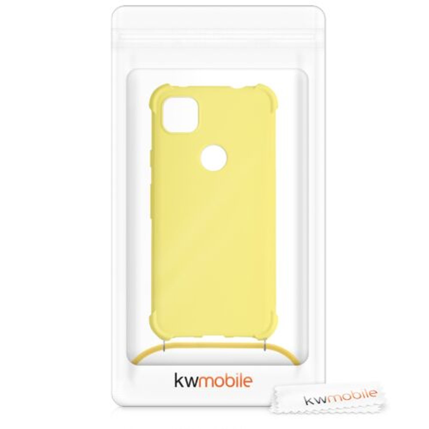 Husa pentru Google Pixel 4a, Silicon, Galben, 53842.149 fotografia produsului View 7 L