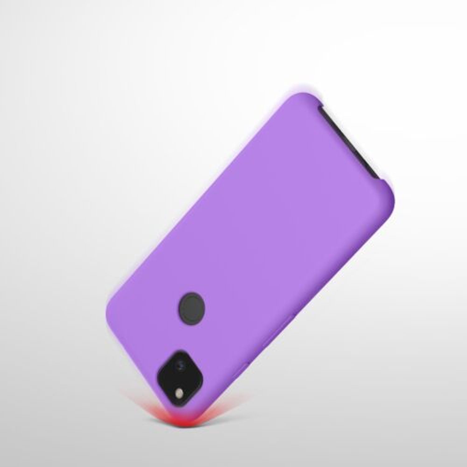 Husa pentru Google Pixel 4a, Silicon, Mov, 52549.221 fotografia produsului View 8 L