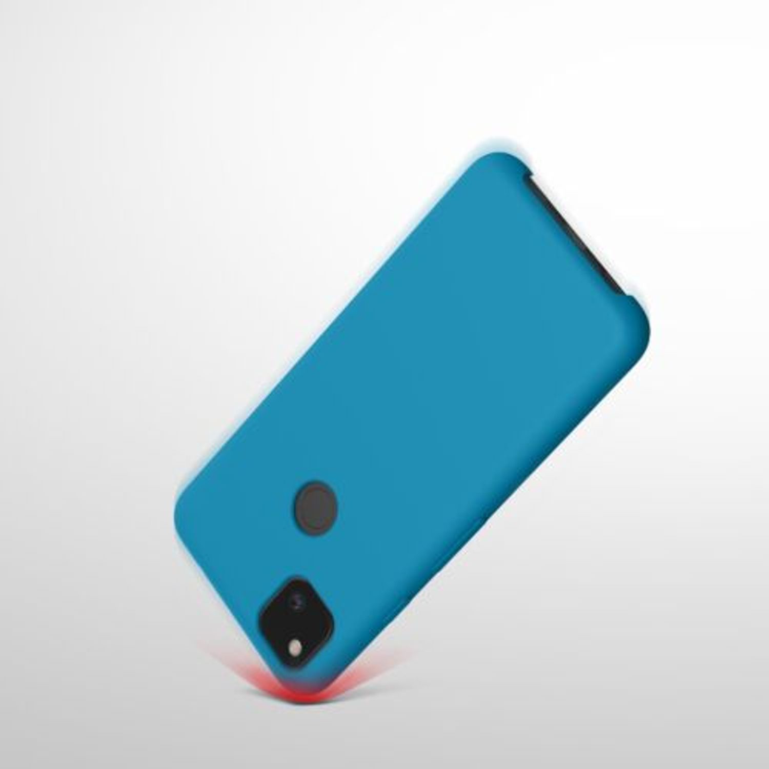 Husa pentru Google Pixel 4a, Silicon, Albastru, 52549.224 fotografia produsului View 9 L