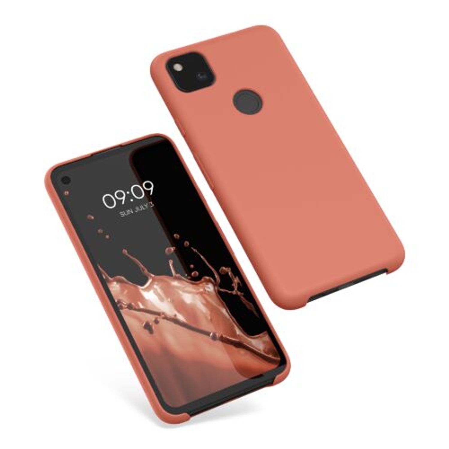 Husa pentru Google Pixel 4a, Silicon, Roz, 52549.215 fotografia produsului View 2 L