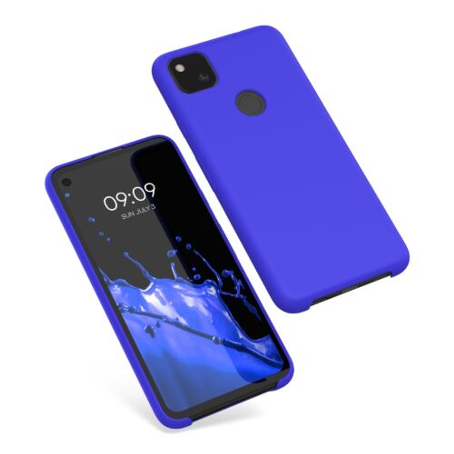 Husa pentru Google Pixel 4a, Silicon, Albastru, 52549.134 fotografia produsului View 2 L