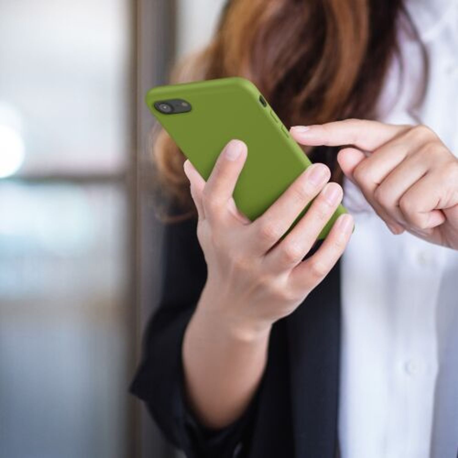 Husa pentru Apple iPhone 8/iPhone 7/iPhone SE 2, Silicon, Verde, 40225.148 fotografia produsului View 7 L