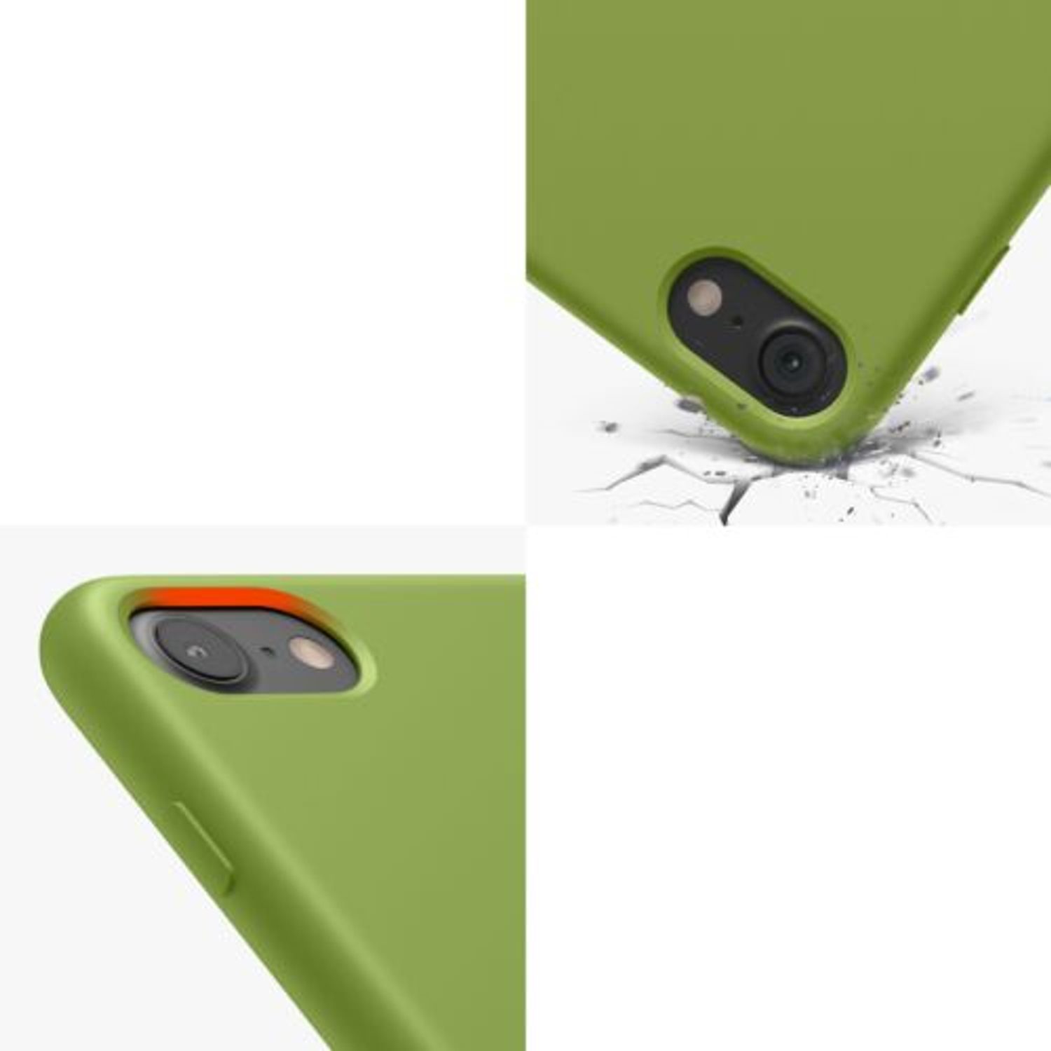 Husa pentru Apple iPhone 8/iPhone 7/iPhone SE 2, Silicon, Verde, 40225.148 fotografia produsului View 11 L