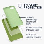Husa pentru Apple iPhone 8/iPhone 7/iPhone SE 2, Silicon, Verde, 40225.148 fotografia produsului View 6 S