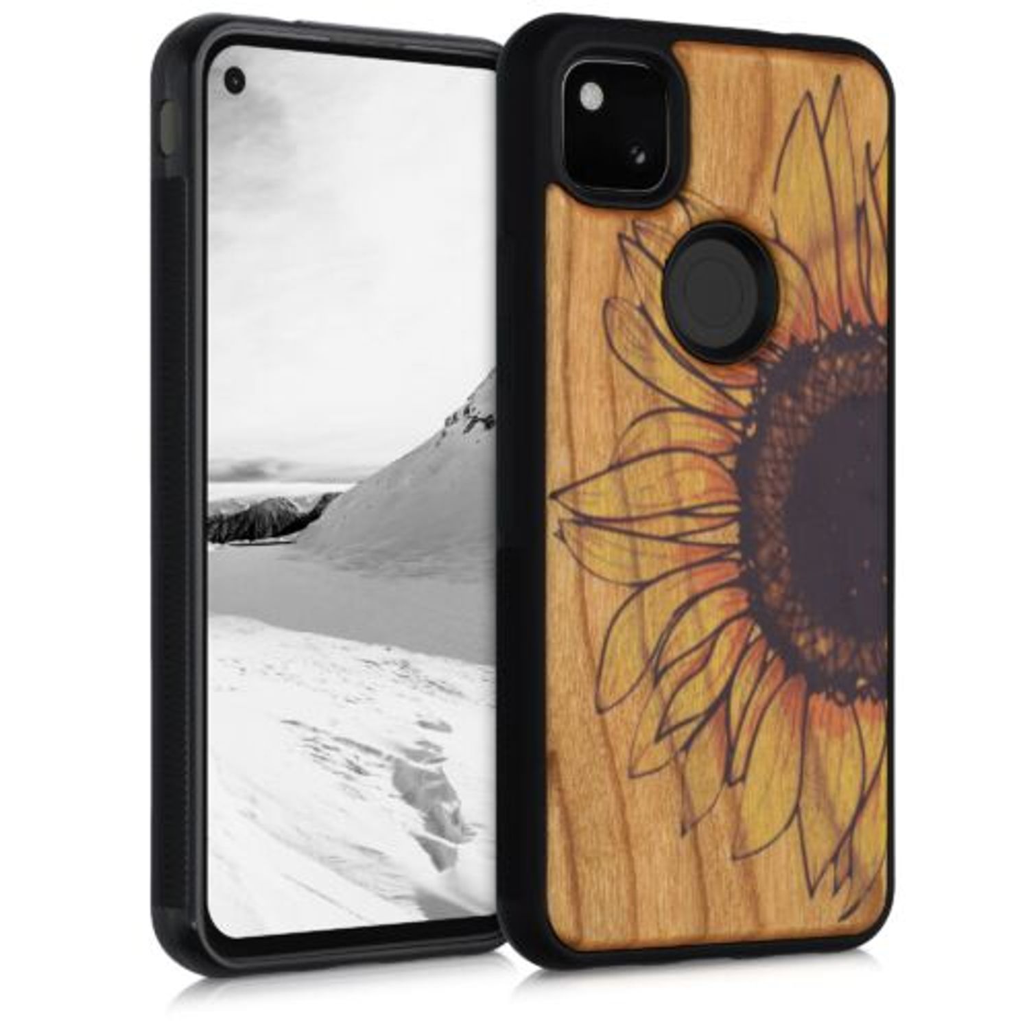 Husa pentru Google Pixel 4a, Lemn, Multicolor, 53122.07 fotografia produsului