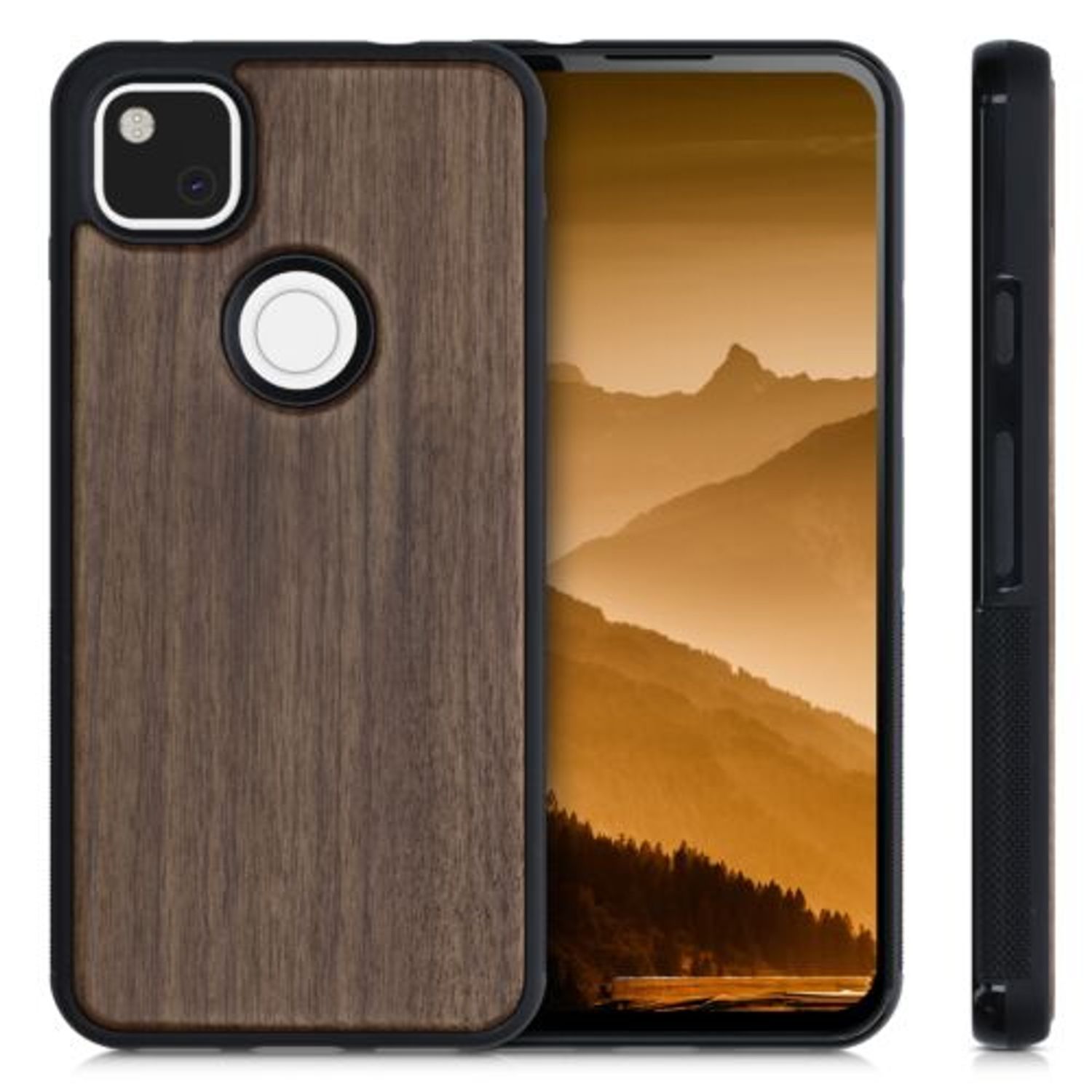 Husa pentru Google Pixel 4a, Lemn, Maro, 53664.18 fotografia produsului View 2 L