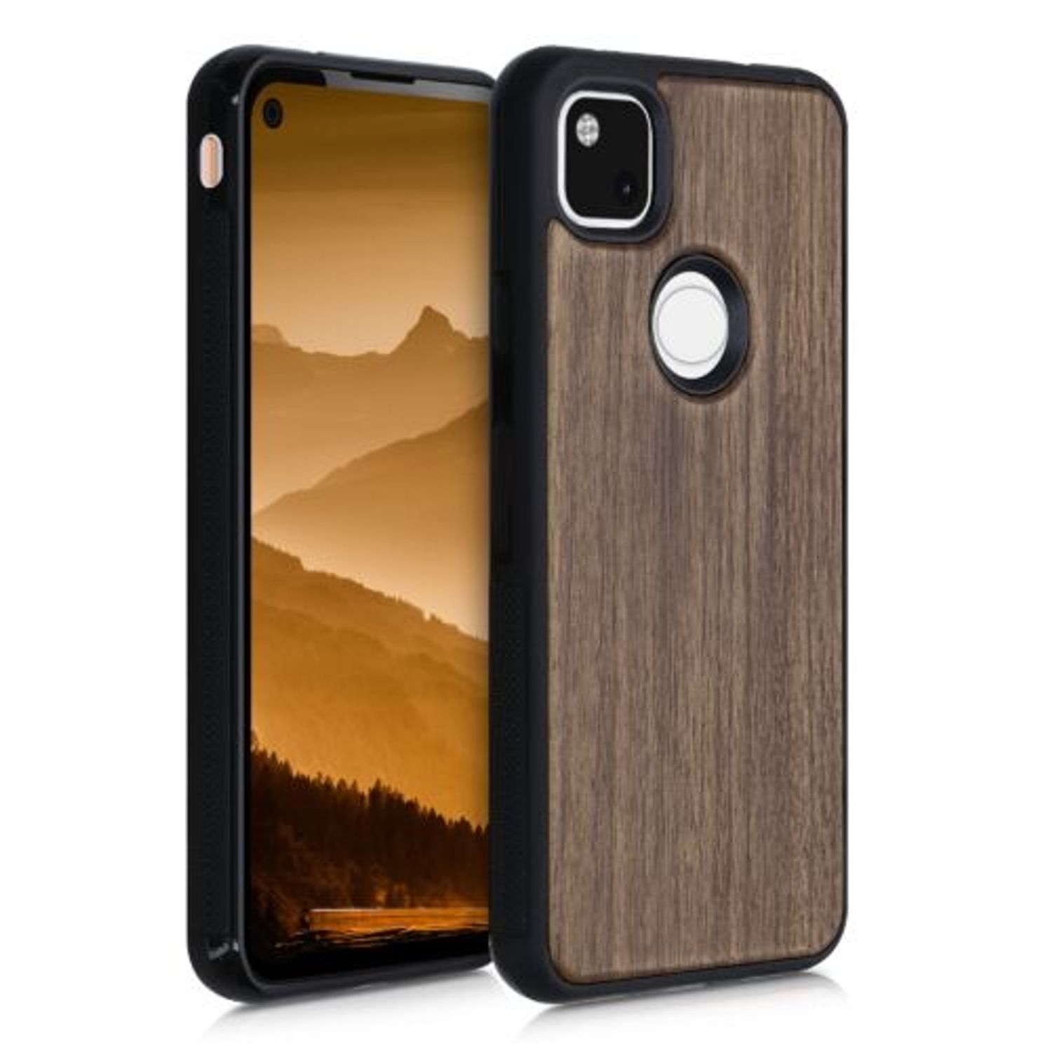 Husa pentru Google Pixel 4a, Lemn, Maro, 53664.18 fotografia produsului